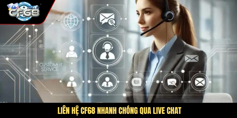 Liên hệ CF68 nhanh chóng qua live chat